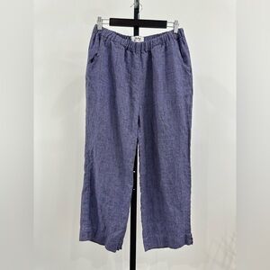 Flax Women's Lavender Wide Leg Pants